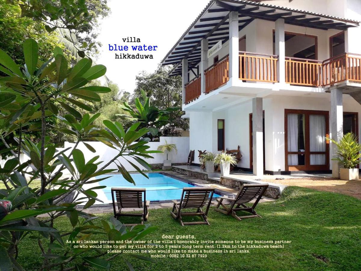 Blue Water Hikkaduwa Vila Exterior foto